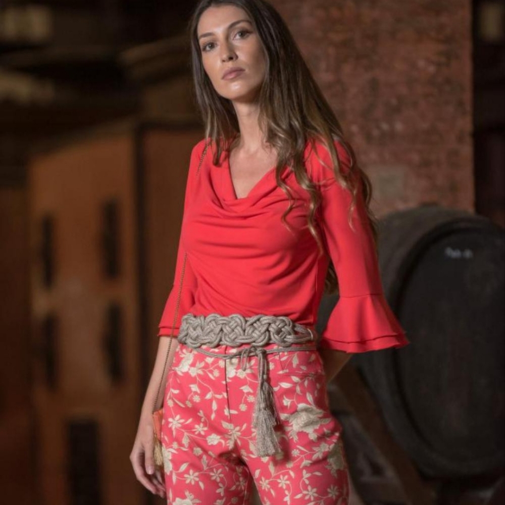 Flamenco style TOP KAHYRA CORAL - Small